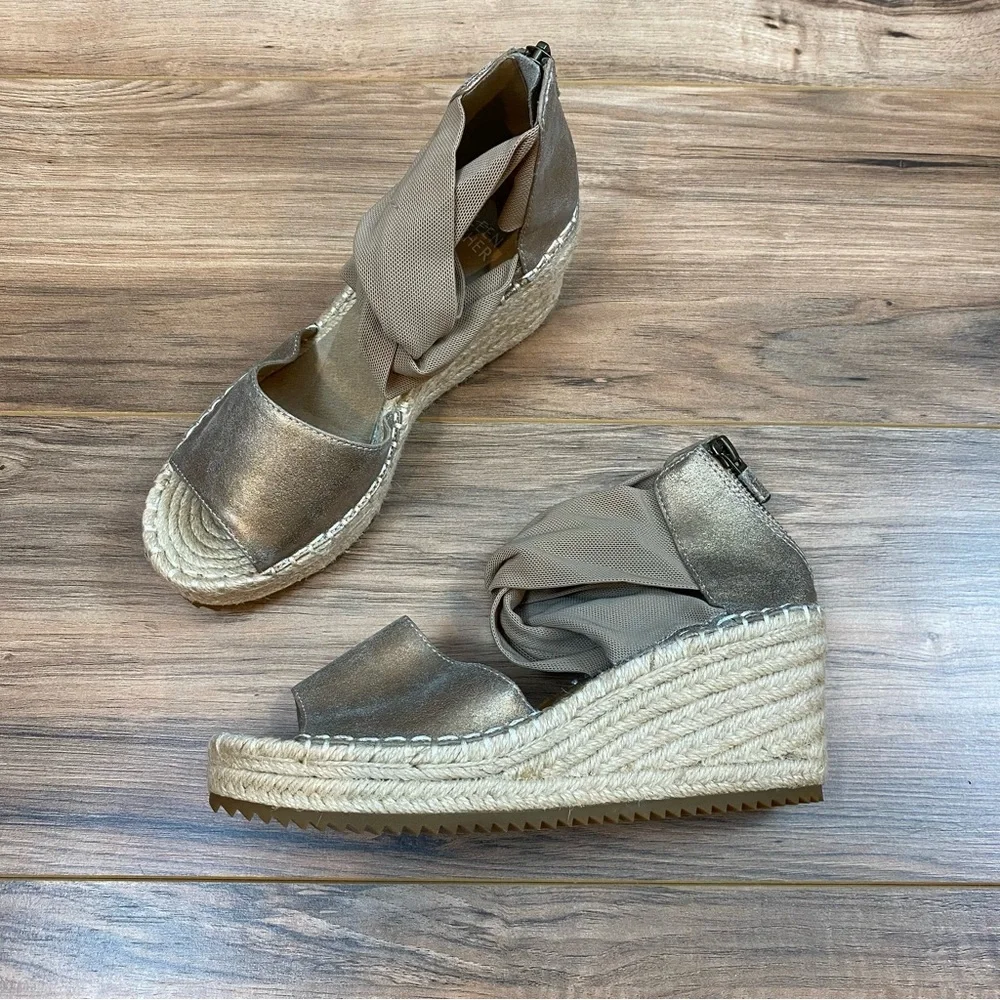 Eileen‎ Fisher Wiley Knot Espadrille Leather Wedge Sandal